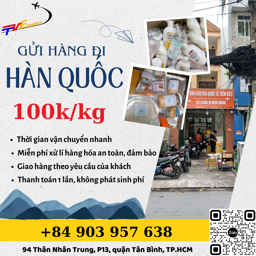 Gửi hàng đi Hàn Quốc